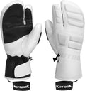KUTOOK 3-Finger Thermal Ski Mittens