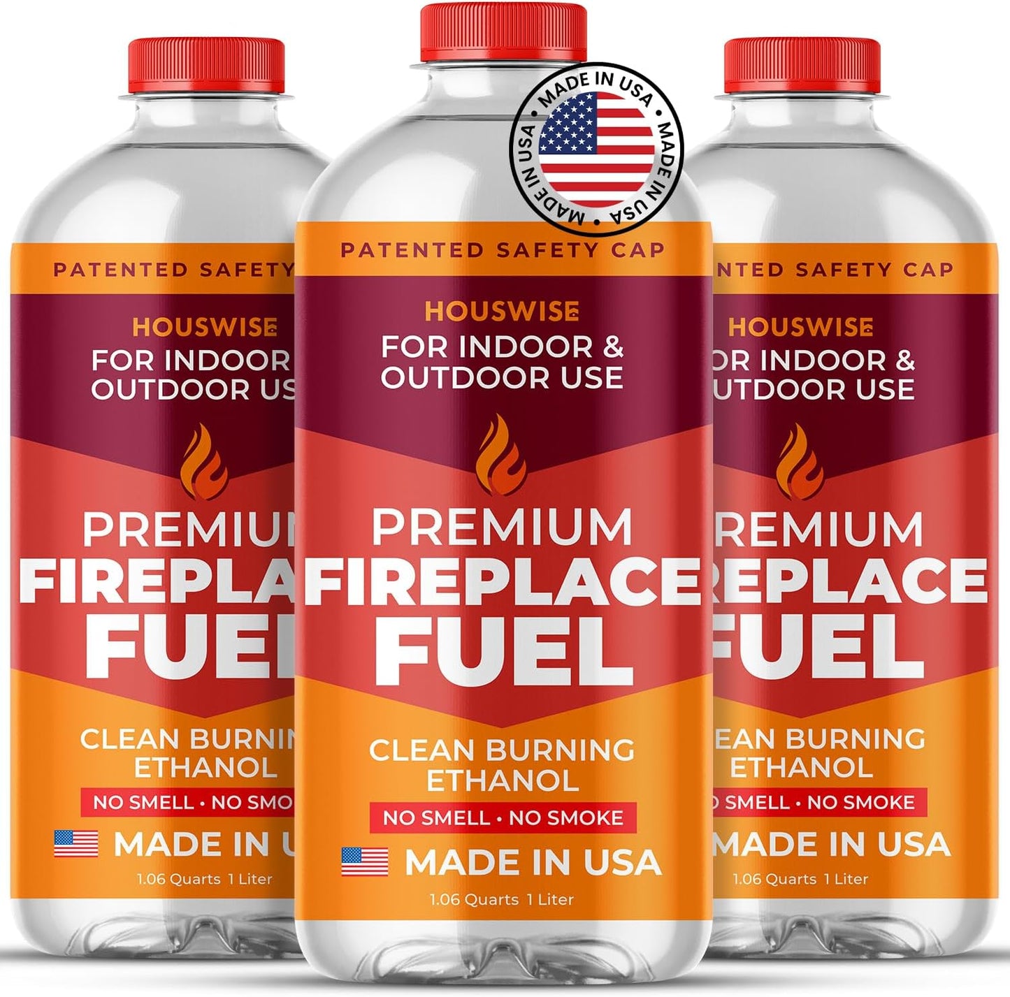 Bio Ethanol Fireplace Fuel for Tabletop Fire Pits & More