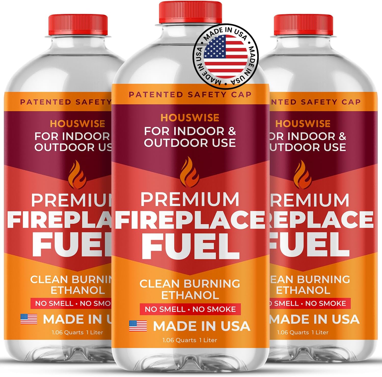 Bio Ethanol Fireplace Fuel for Tabletop Fire Pits & More