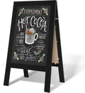 TEAKMAMA Chalkboard Signs 40x20 A Frame for Business and Events