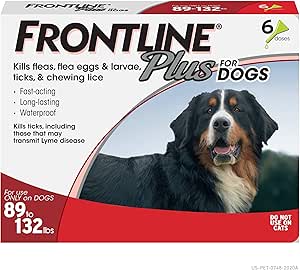 FRONTLINE Plus for Dogs Flea and Tick Treatment for Extra Large Dogs
