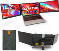 One Cable Connection Laptop Screen Extender 14.2in Triple Monitor