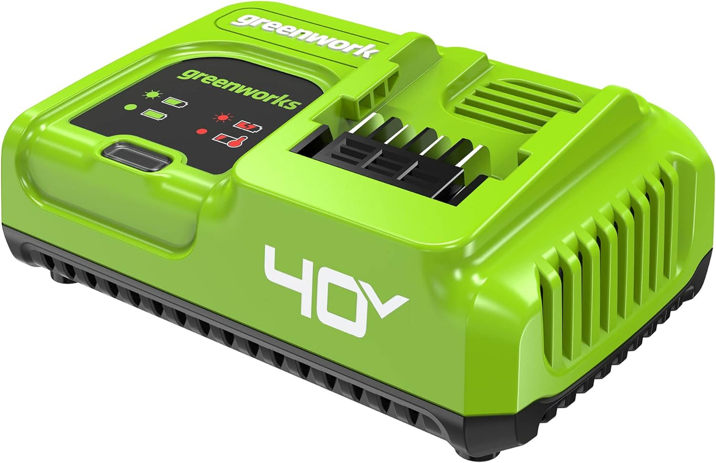 Greenworks 40V 5A Rapid Charger for Efficient Battery Charging