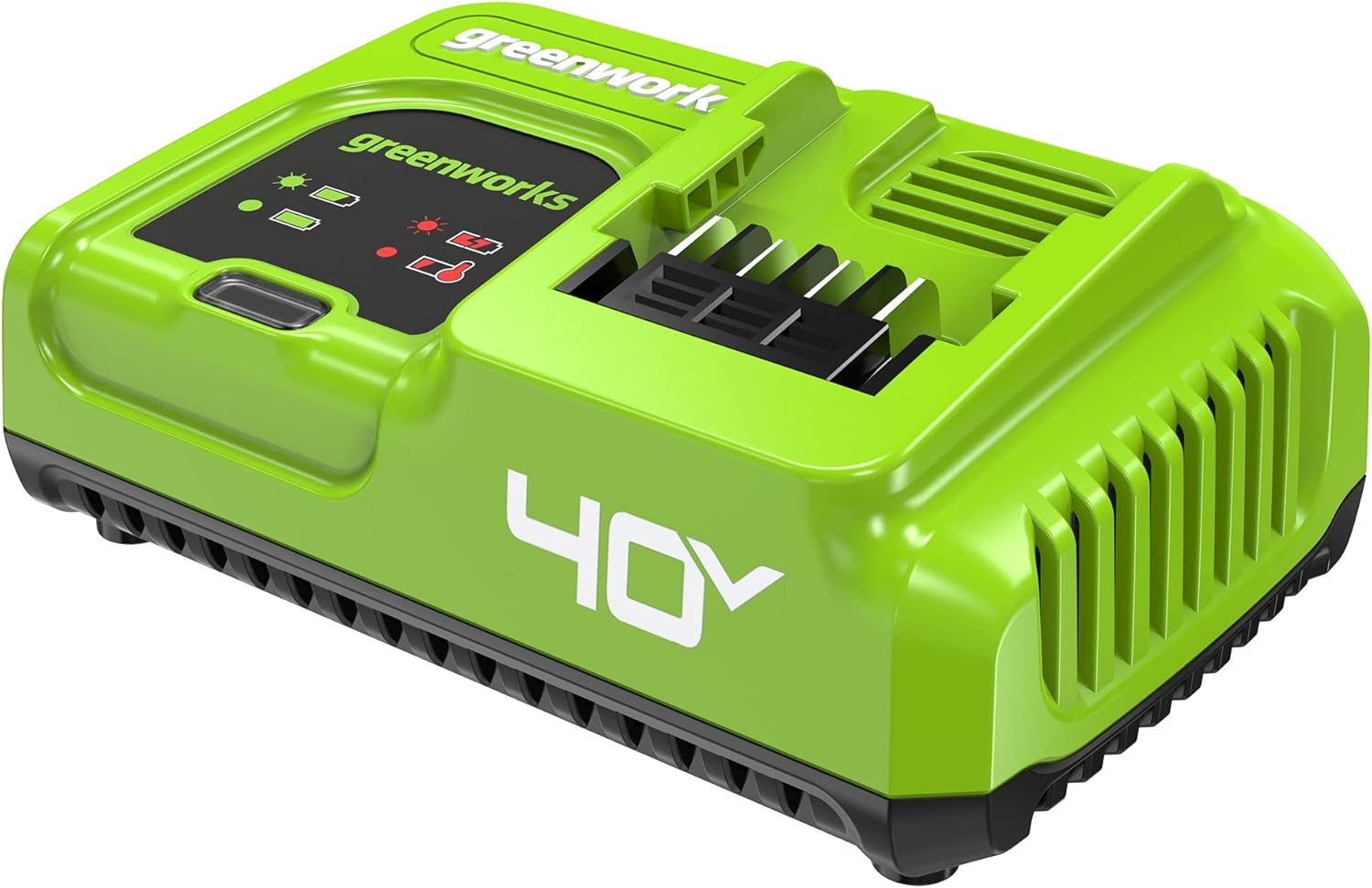 Greenworks 40V 5A Rapid Charger for Efficient Battery Charging