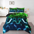 Gamer Toddler Comforter Set for Boys Teens - Lightweight Gaming Quilt