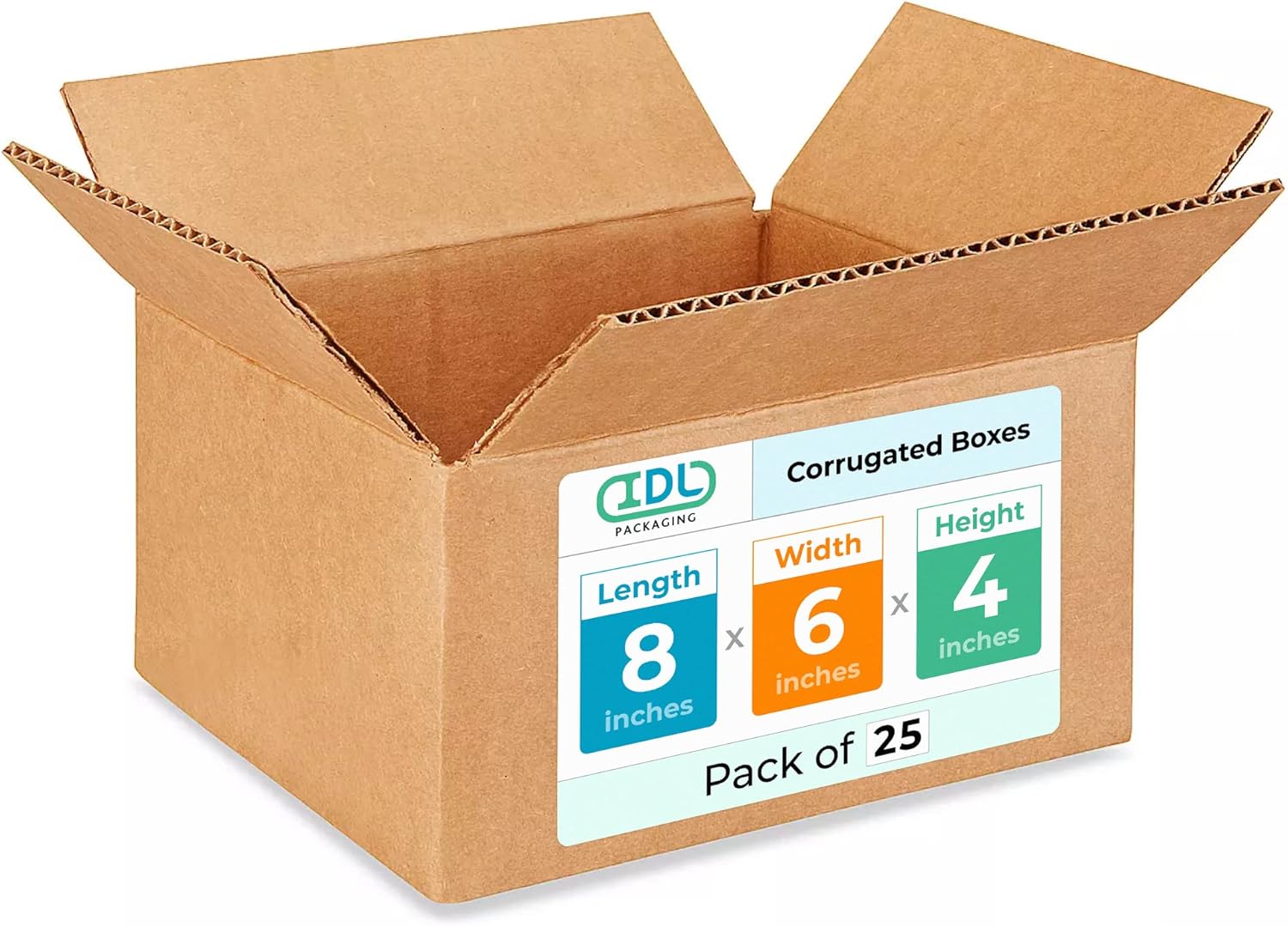 Small Moving & Shipping Boxes - Extra Strength 200 lb 25-Pack