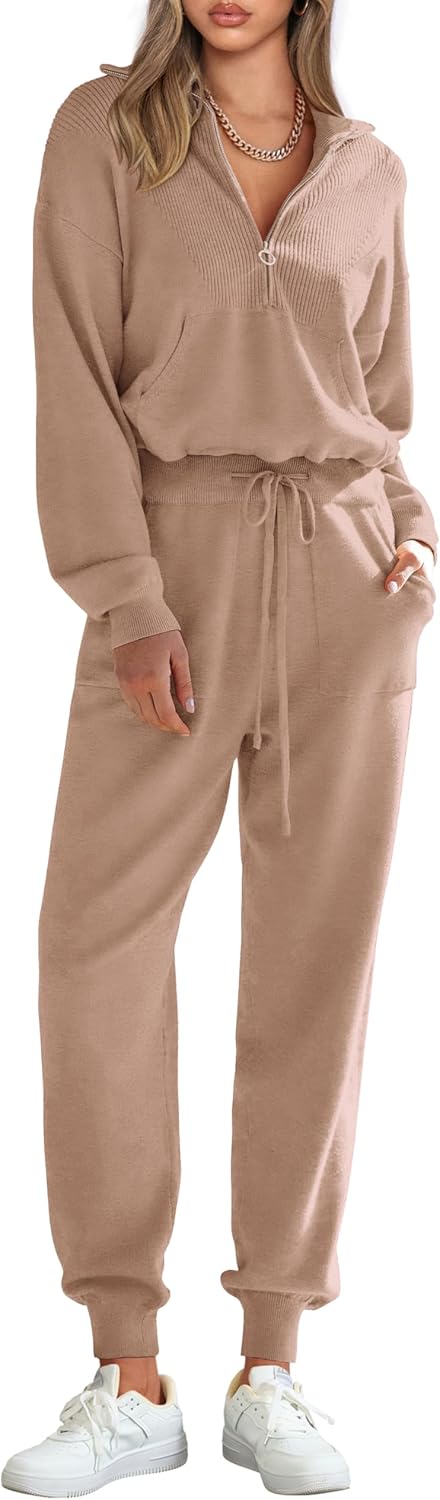 PRETTYGARDEN Women's 2 Piece Sweater Set for Casual Style