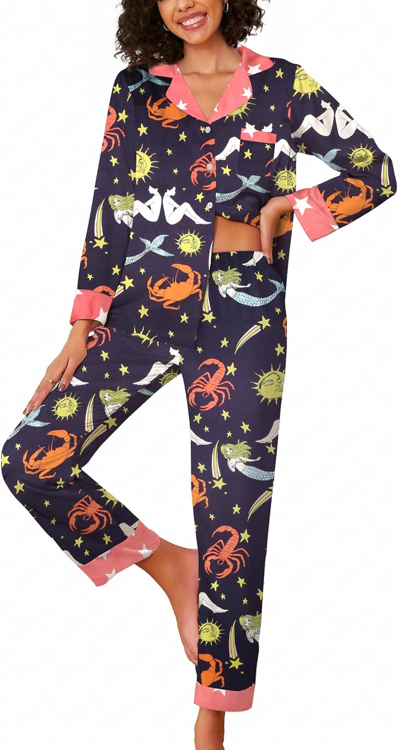 Ekouaer Silk Pajamas for Women: Stylish Satin Pajama Set