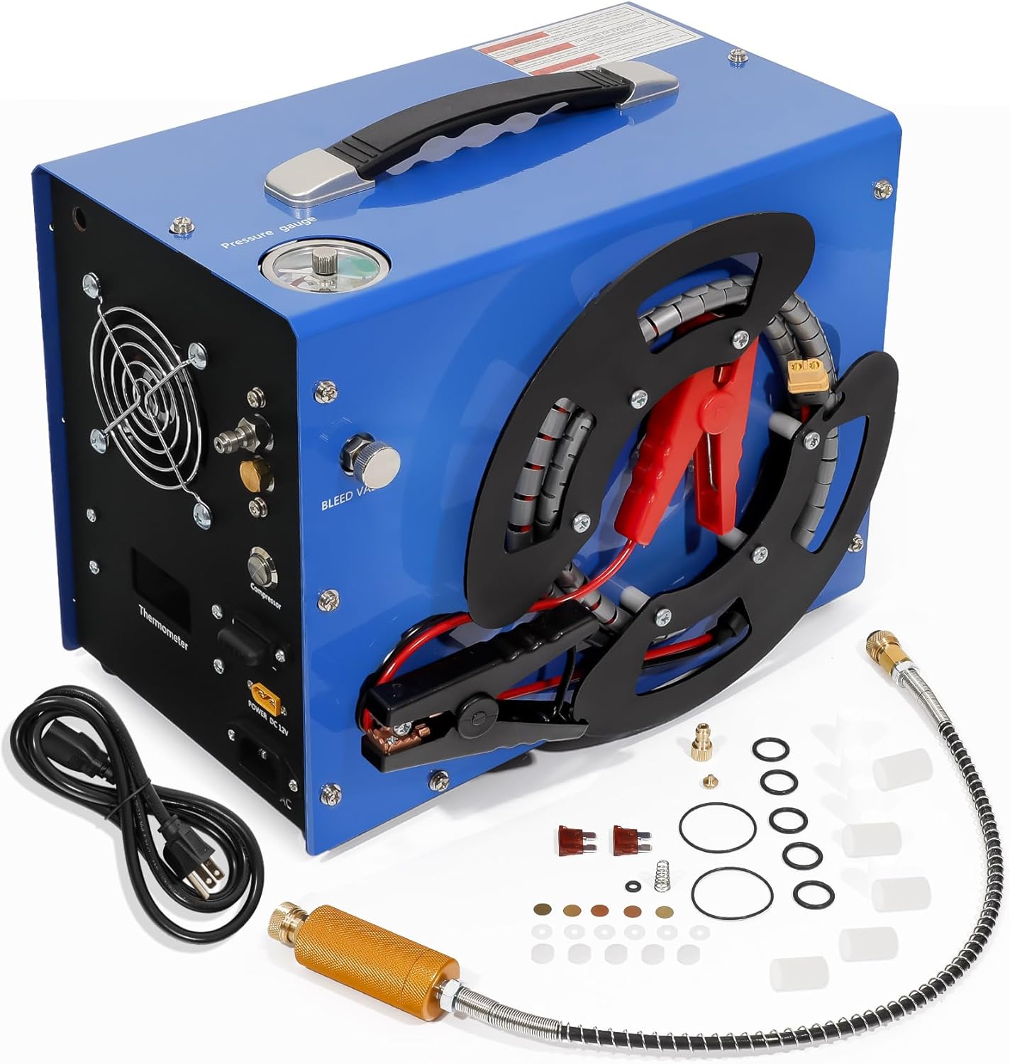 Portable 4500 Psi PCP Air Compressor - Oil/Water Free