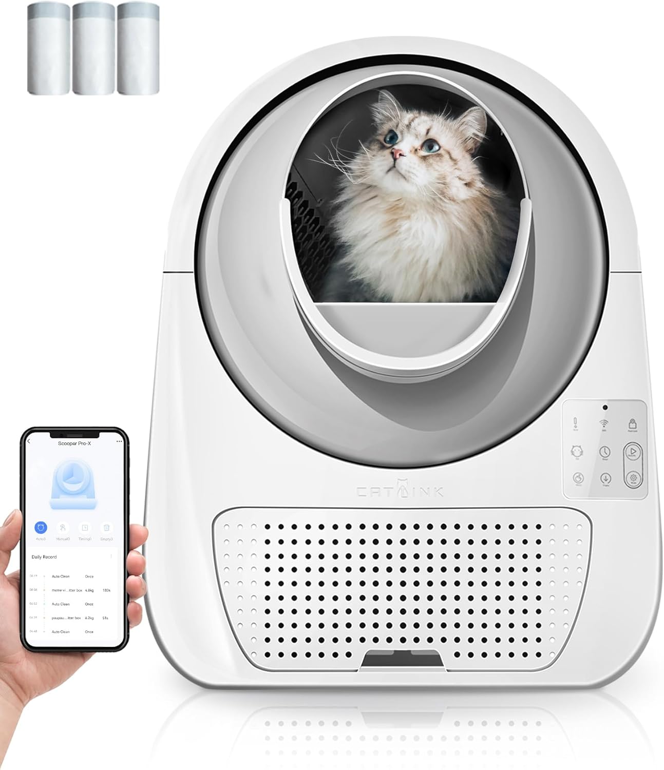 CATLINK Self-Cleaning Litter Box - Odor-Free Convenience!