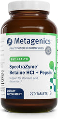 SpectraZyme Betaine HCl + Pepsin Digestive Support - Stomach Health