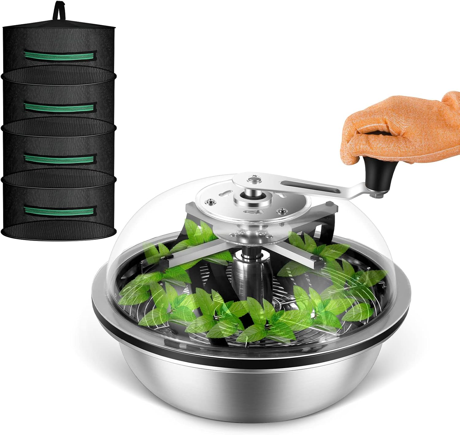 MELONFARM 13-Inch Bud Leaf Bowl Trimmer for Hydroponic Plants