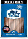 Best Bully Sticks Hickory Smoked Thin 6 in Bully Sticks - 24 Pack