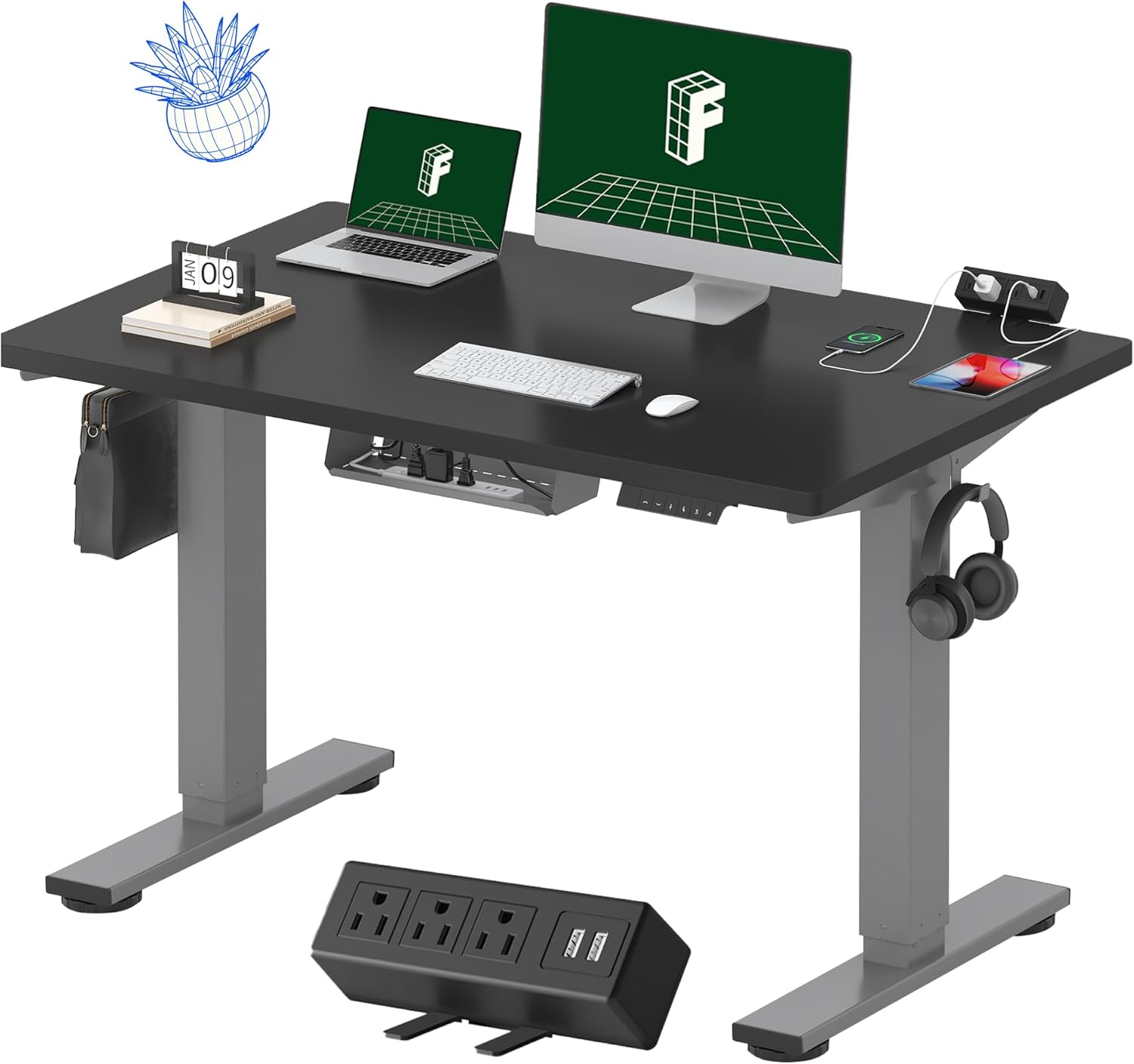 FLEXISPOT EN2 Electric Stand Up Height Adjustable Desk Review