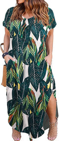 Women's Plus Size Long Maxi Dress with Pockets - XL to 5X