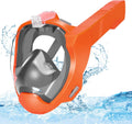 Full Face Snorkel Mask for Adults and Kids - 180 Panoramic View