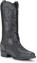 Cowboy Boots For Women Mid Calf Western Cowgirl Boots - Comfortable
