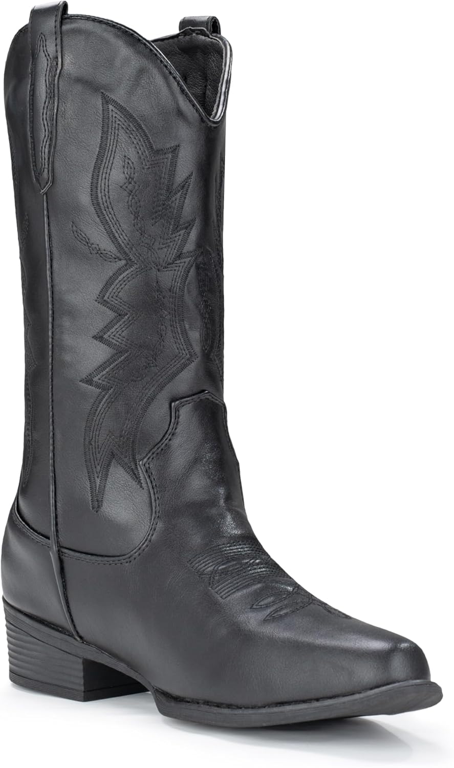 IUV Cowboy Boots for Women - Stylish Western Mid Calf Boots