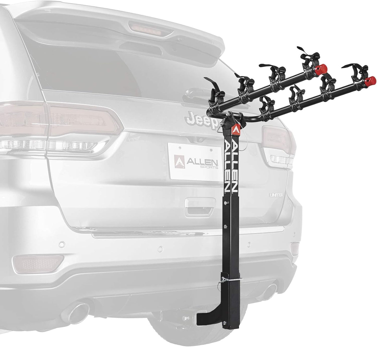 Allen Sports Deluxe 4-Bike Hitch Mount Rack for Easy Transport