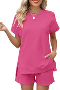 LOMON Womens 2 Piece Summer Loungewear Set - Comfortable (Style SL86)