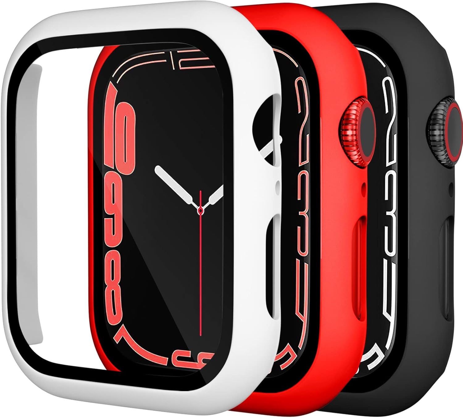 Protective Apple Watch Case 3-Pack, 45mm