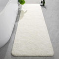AROGAN Cream White Luxury Long Bathroom Runner Rug 24x72 in - Soft