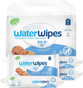 WaterWipes Plastic-Free Original Baby Wipes, 240 Count - Gentle & Pure