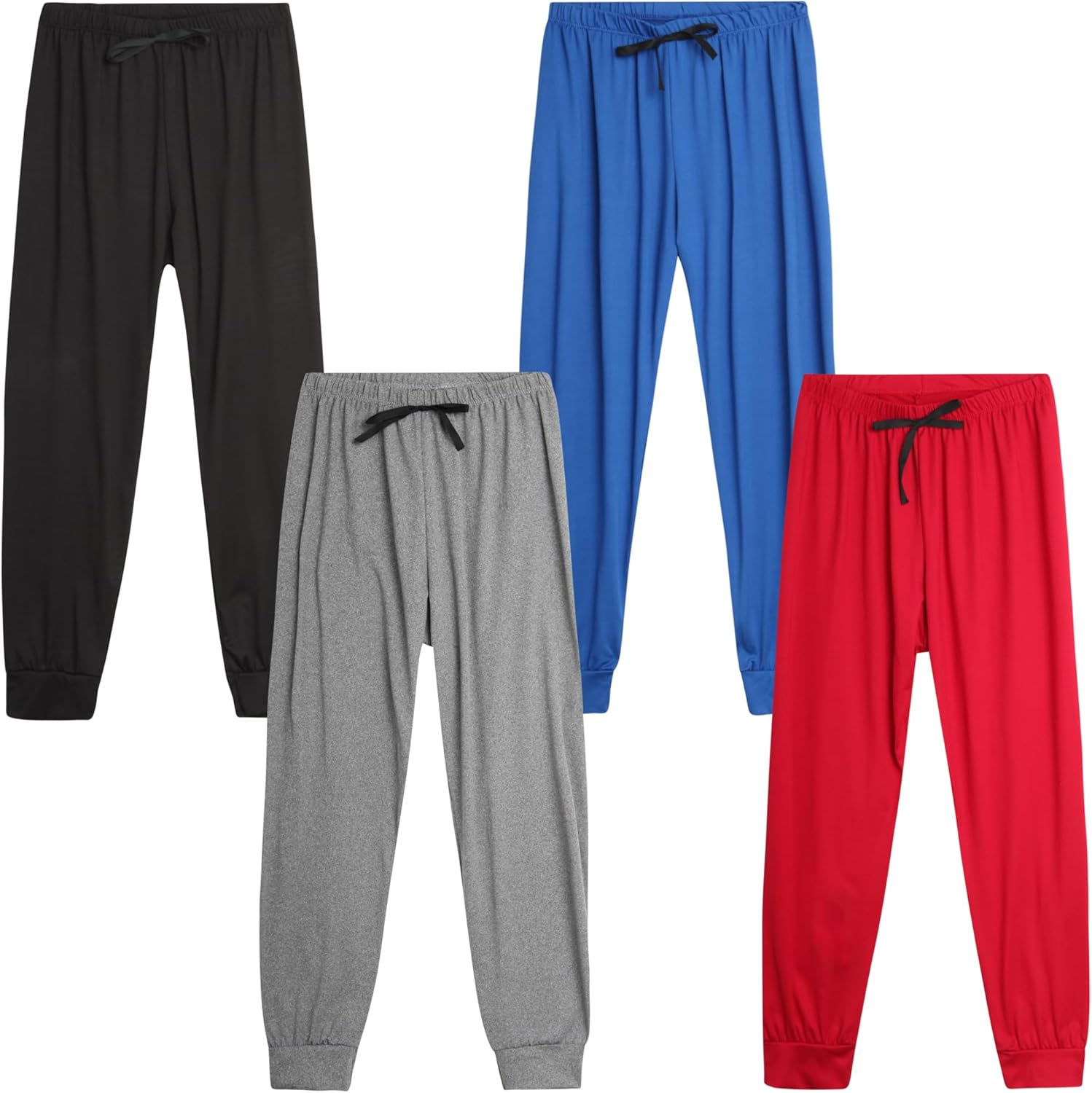 Super Soft Girls Sweatpants 4 Pack for Activewear Comfort