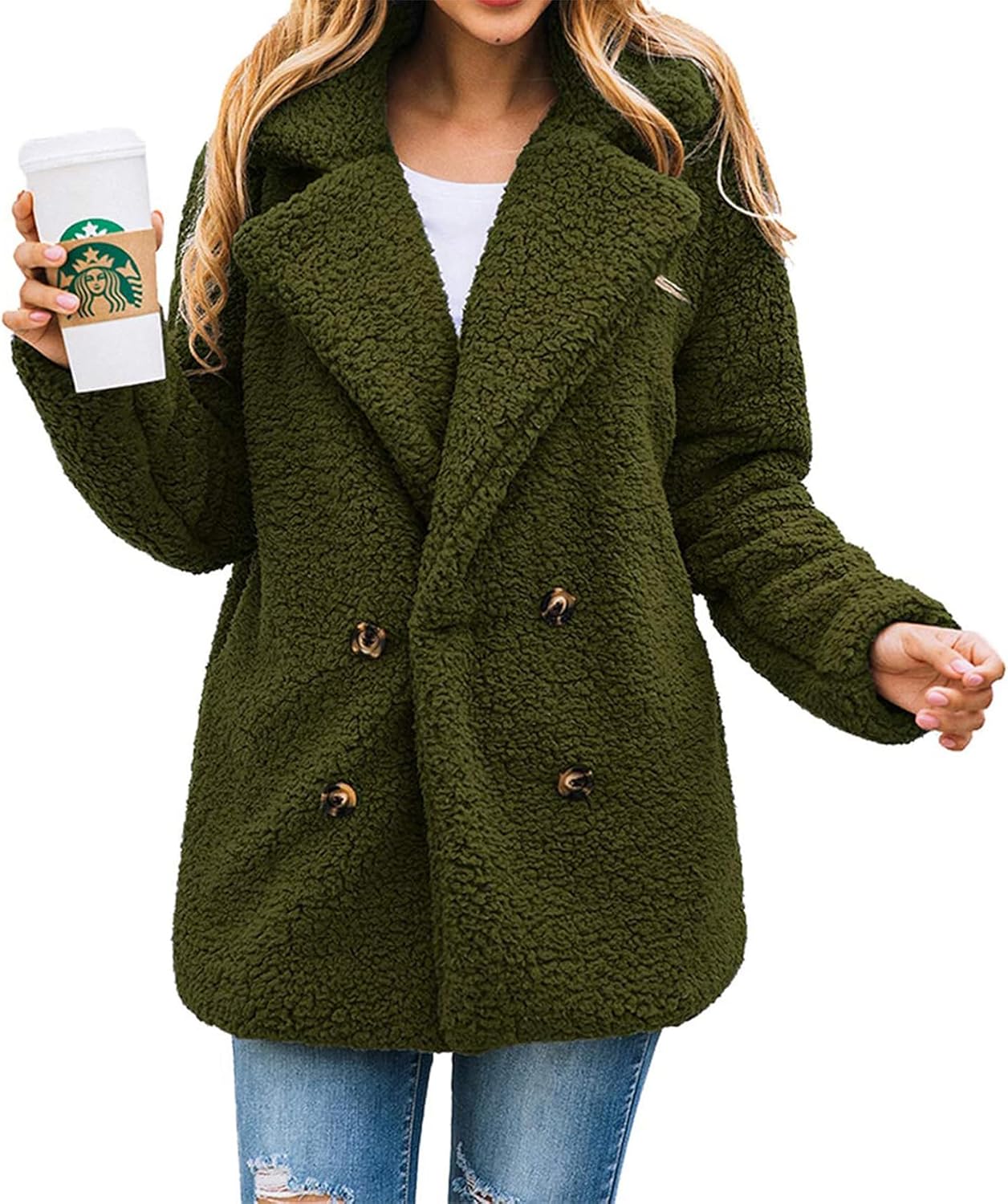Trendy Women's Sherpa Fleece Winter Coats for Ultimate Warmth