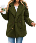 PRETTYGARDEN Sherpa Fleece Faux Fur Oversized Winter Coat (Style 6DF6)