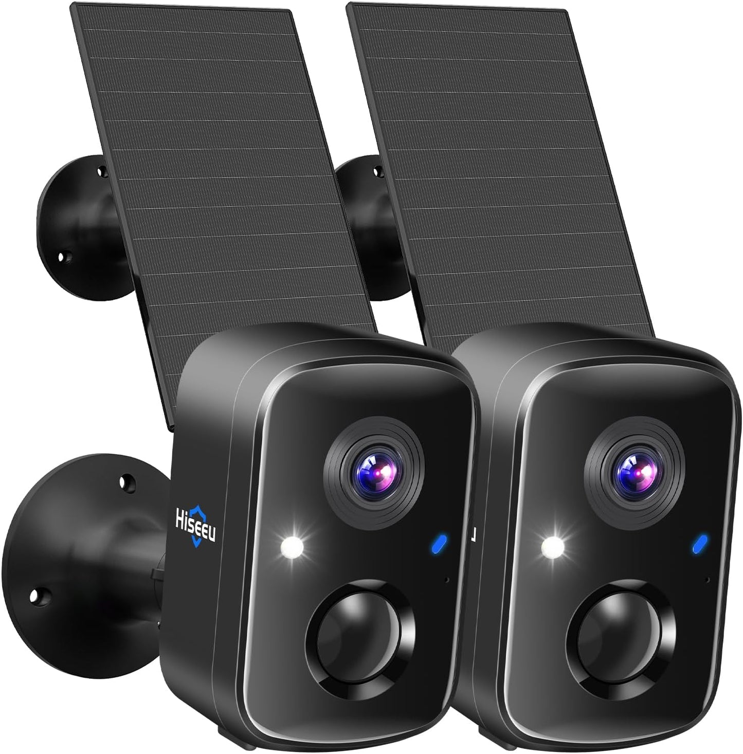 Wireless Outdoor Security Cameras with Solar Power & 4MP Night Vision