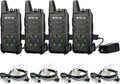 Retevis RT22S 4-Pack Two Way Radios - Long Battery Life and Clear