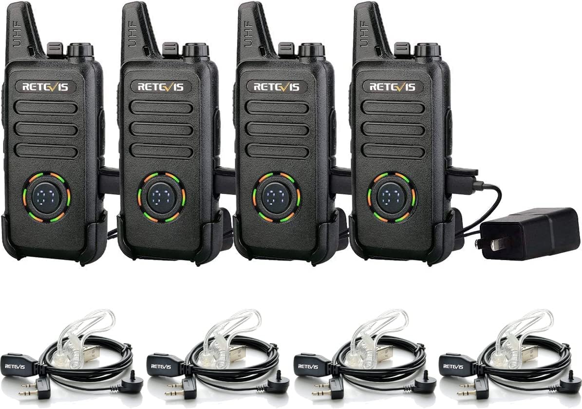 Retevis RT22S Walkie Talkies with Headset for Family Events