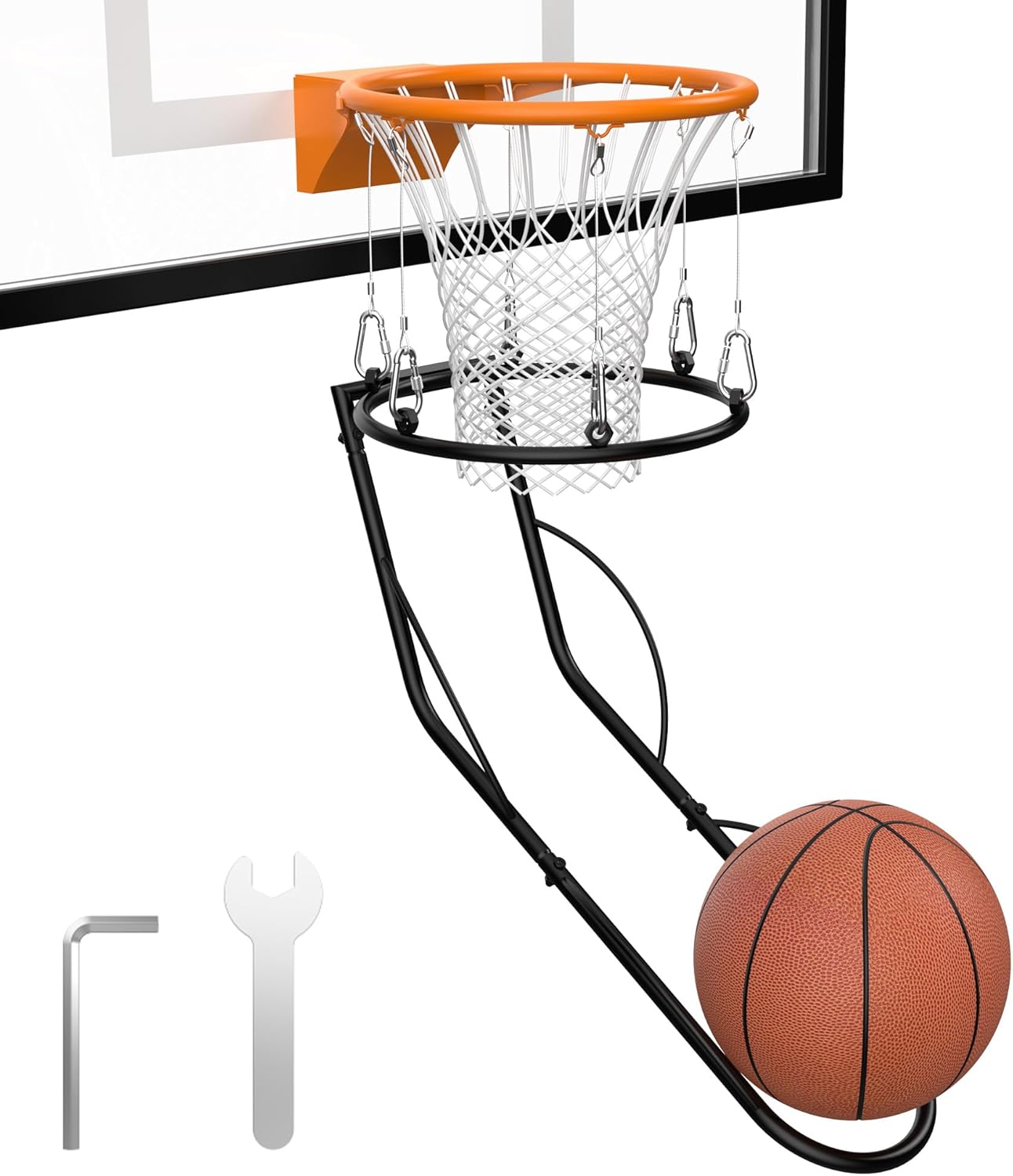 Basketball Return Attachment for Enhanced Shooting Practice