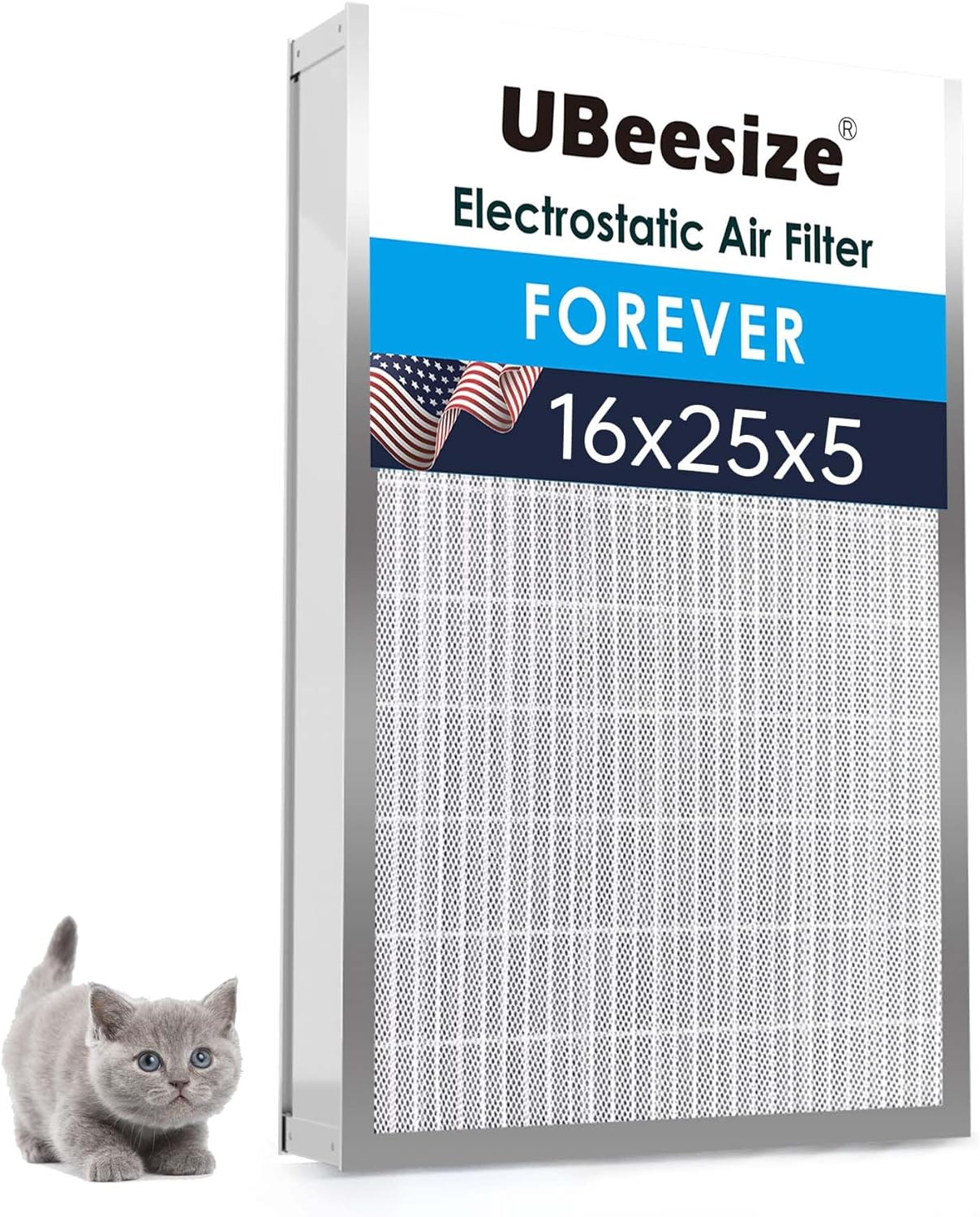 UBeesize Reusable Electrostatic Air Filter for HVAC Systems