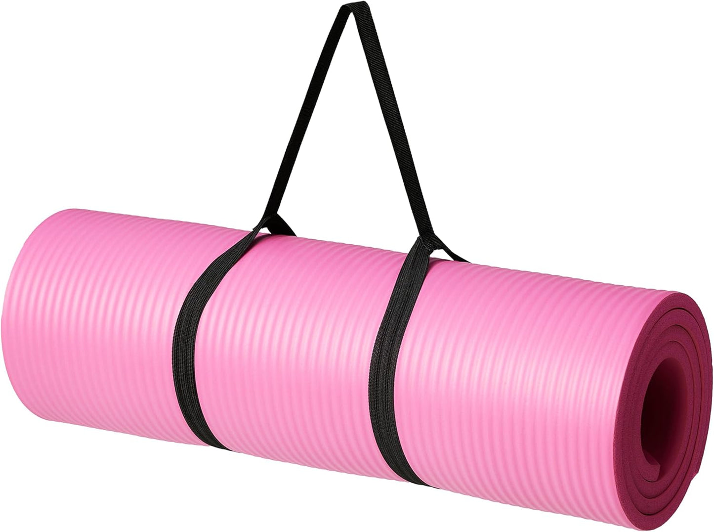 Basics Thick Yoga Mat w/ Carrying Strap
