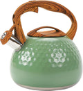 Stovetop Whistling Tea Kettle 3.2QT - Loud Whistle, Ergonomic Pour
