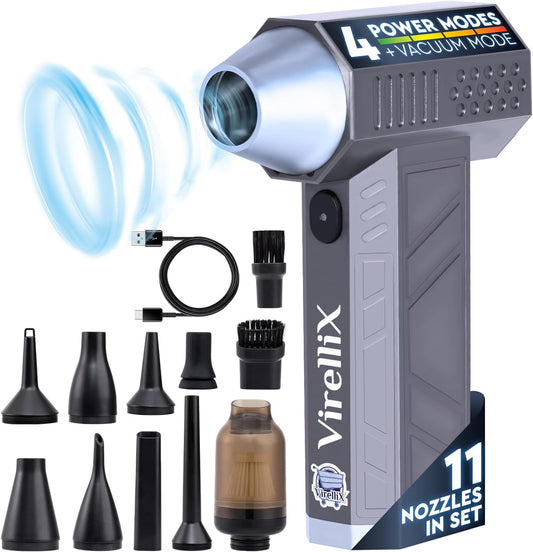 Virellix Electric Air Duster - Cordless & Powerful!