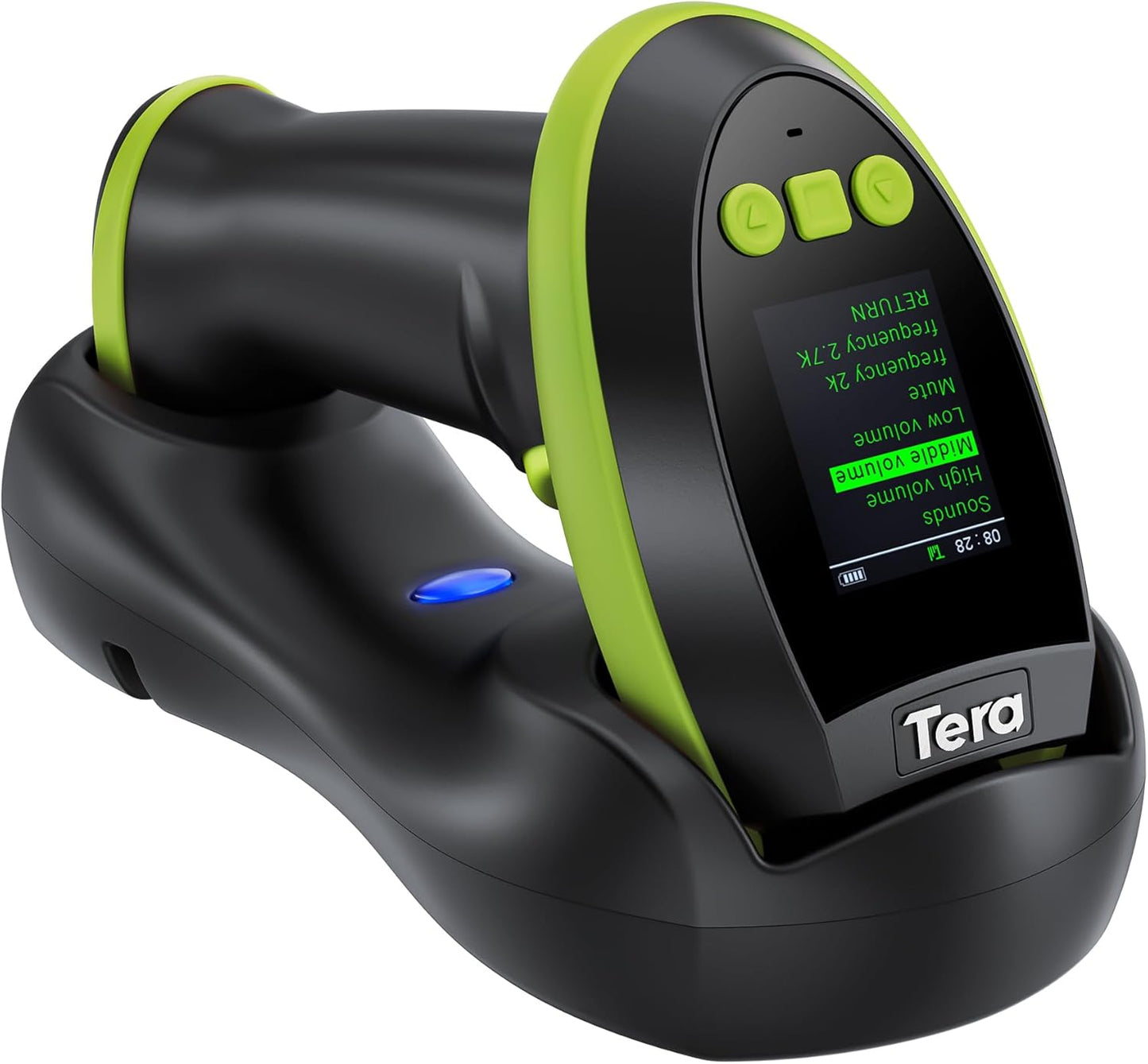 Tera Wireless Barcode Scanner with Screen: Pro Version for 1D 2D QR