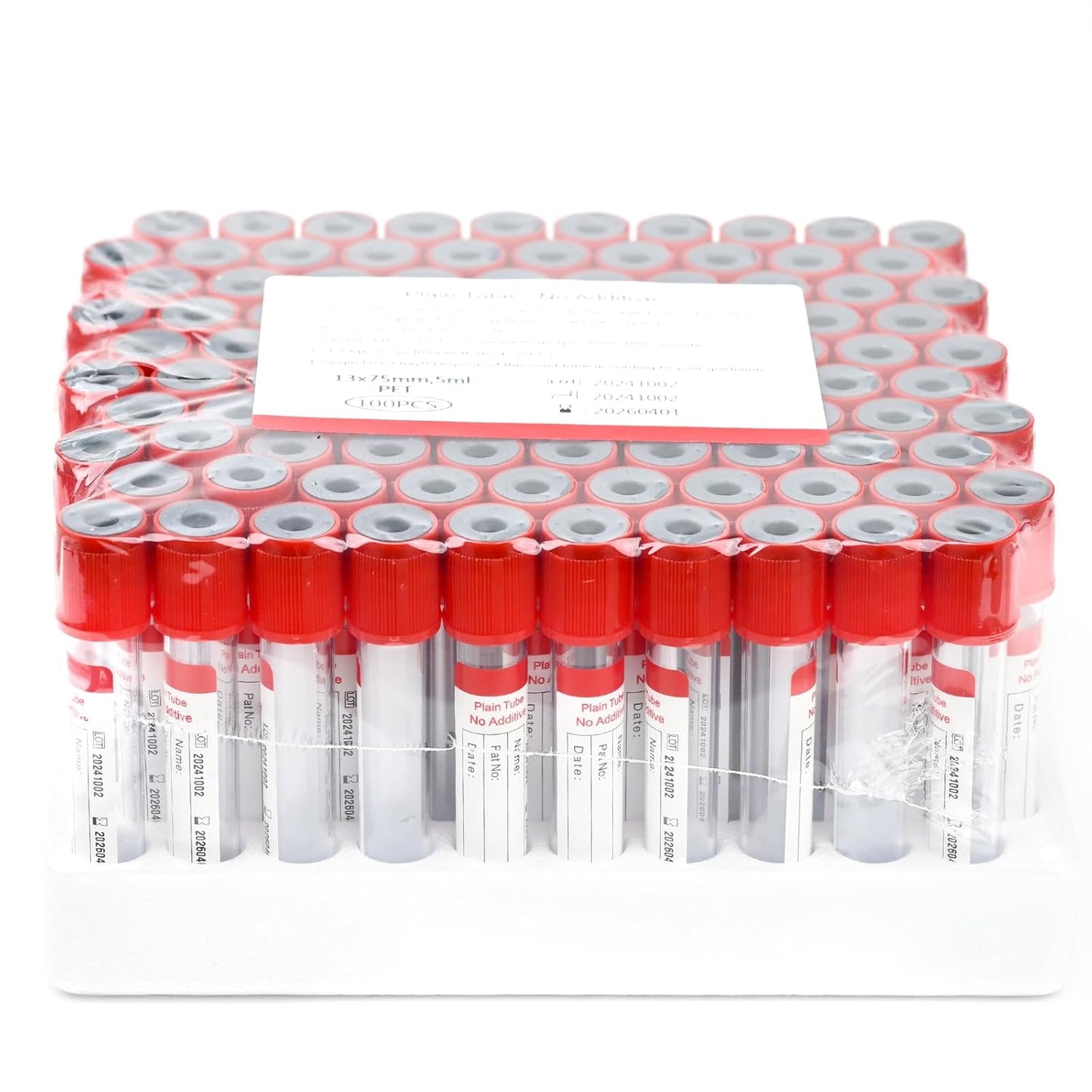 Vacutainer Blood Collection Tubes 5ml for Lab Test and Veterinary