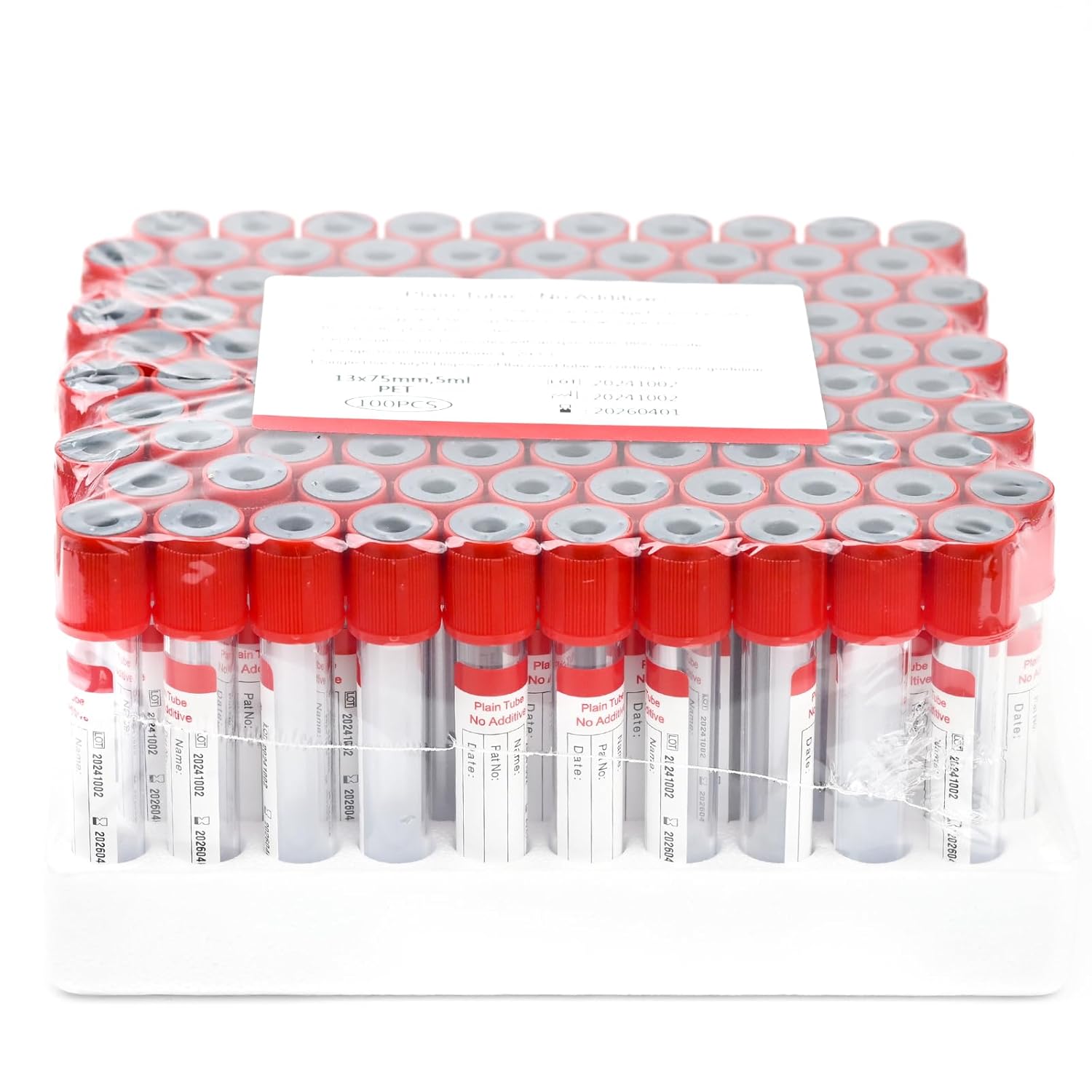 Vacutainer Blood Collection Tubes 5ml for Lab Test and Veterinary