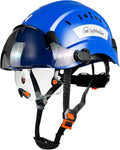 Construction Safety Helmet with Built-in Visor - Adjustable Protection