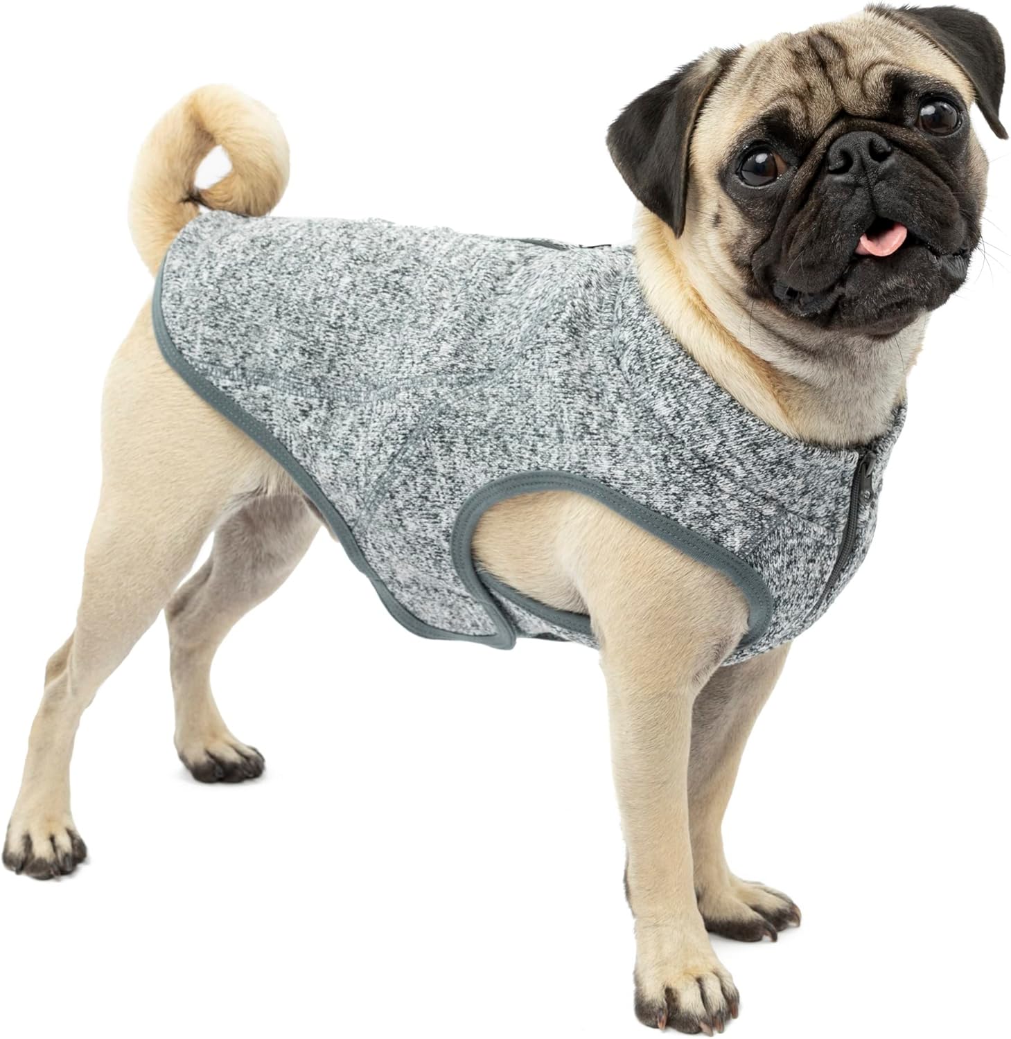 Kurgo Core Dog Sweater: Warm Fleece Lined Jacket for Dogs