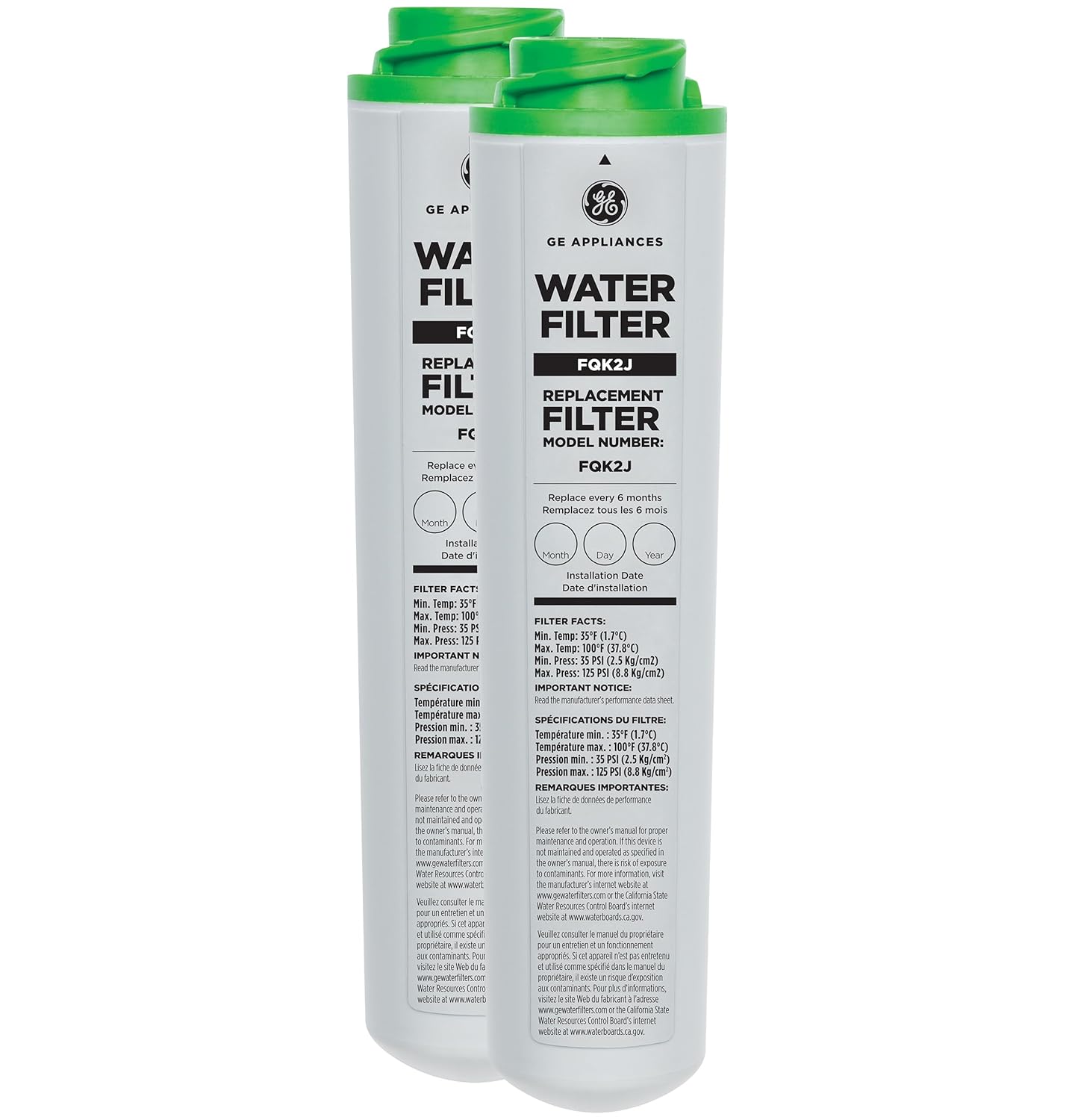 GE Under Sink Water Filter Replacement for Clean Drinking Water