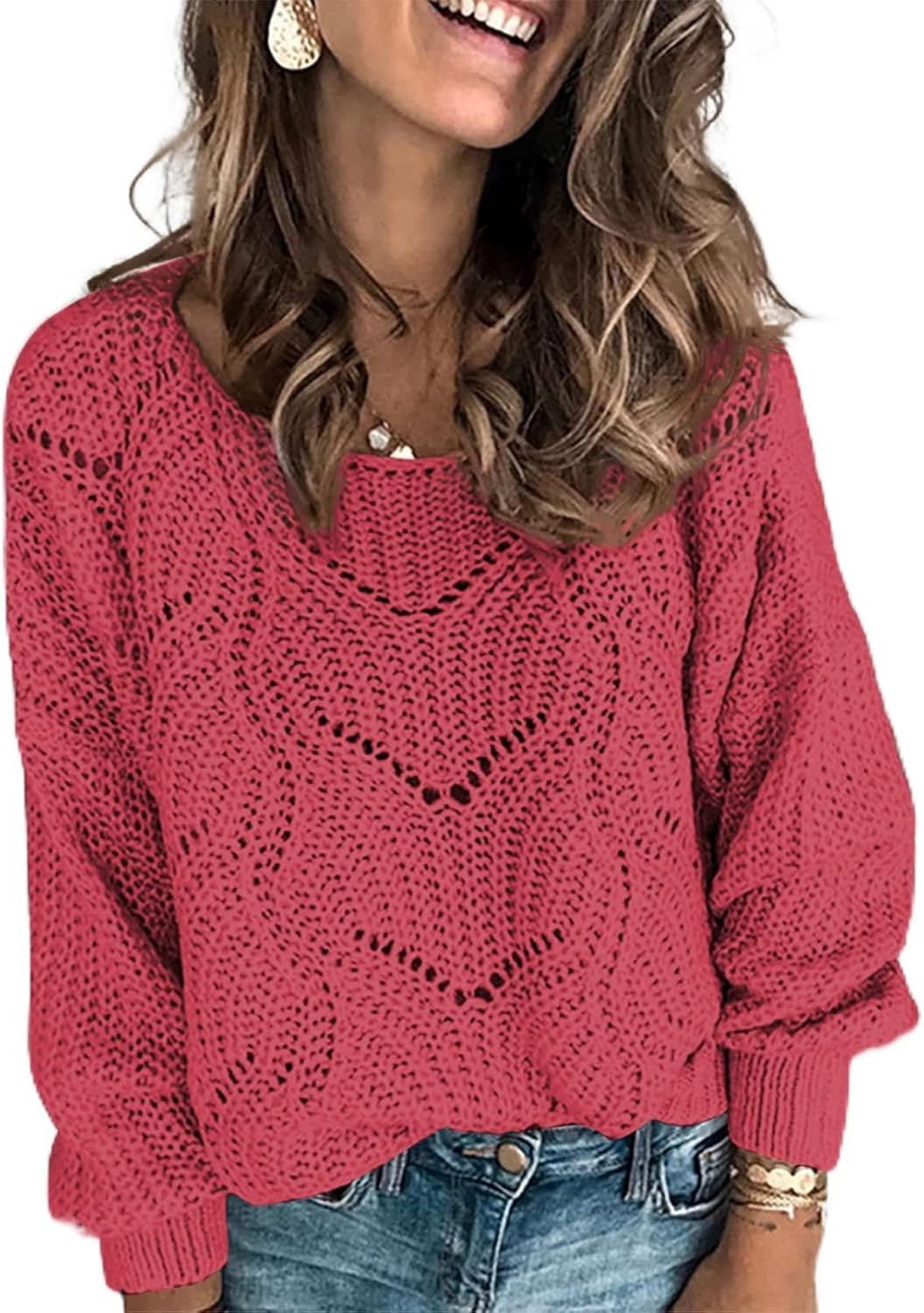 Dokotoo Womens Sweaters 2025 Cute Elegant Long Sleeve Pullover