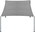 20ft x 20ft Gray Straight Edge Sun Shade Sail - Durable UV Block Cover