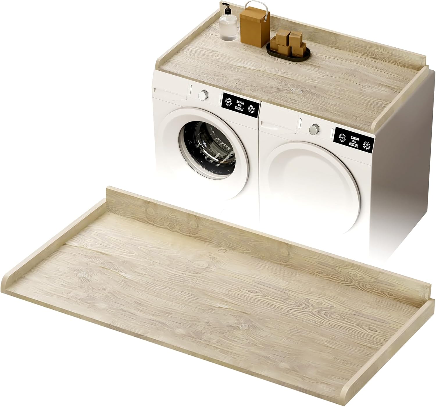 Washer Dryer Countertop for Efficient Laundry Organization