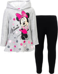 Disney Minnie Mouse Pullover Fleece Hoodie and Leggings Outfit Set