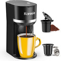 Single Serve Coffee Maker for K-Cup and Ground Coffee - Fast Brew