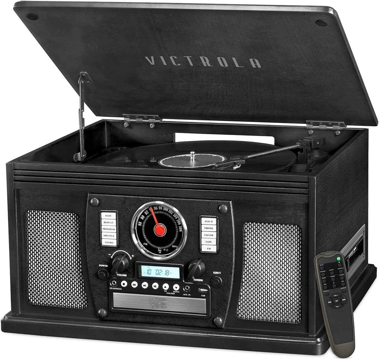 Victrola Navigator 8-in-1 Bluetooth Record Player for Music Lovers